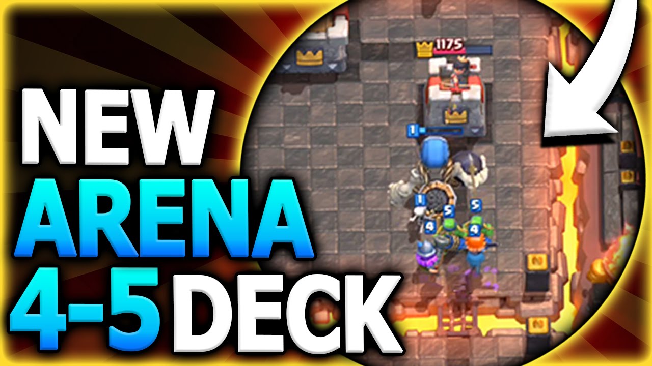 New Arena 4 5 Deck Giant Skeleton Strategy Clash Royale Pekka S Playhouse Deck Gameplay Youtube