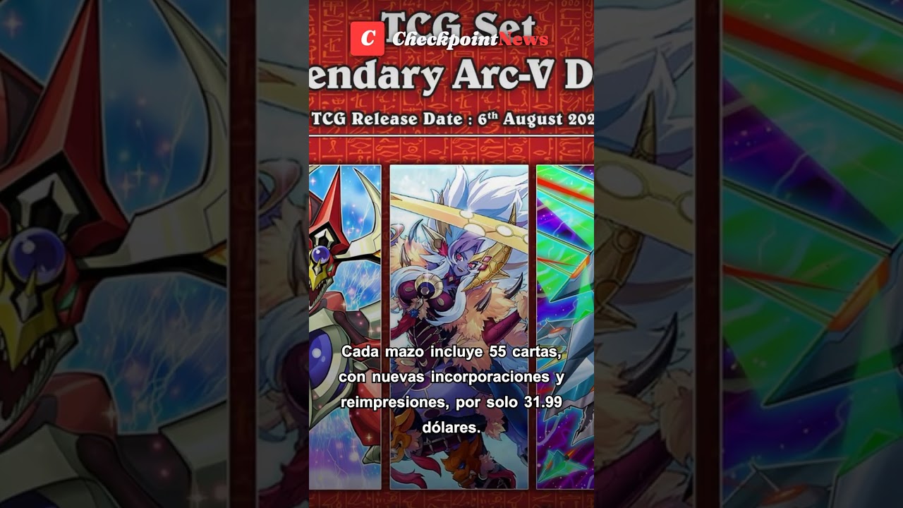 Yu-Gi-Oh! Legendary Arc-V Decks llega con tres mazos listos para jugar