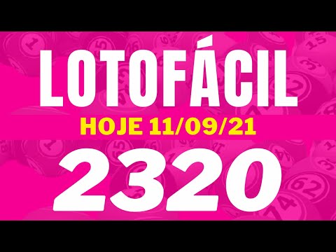 Lotofácil 2320 – Resultado da Lotofácil de hoje concurso 2320 (11-09-21)