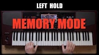 Video thumbnail of "KORG PA1000 - MEMORY MODE (Left Hold) #96"