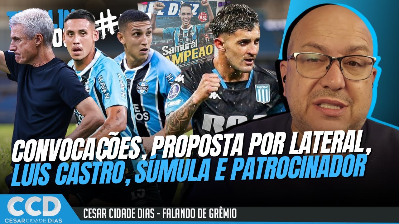 Timeline Tricolor #537: Lateral na mira | Convocações | Luis Castro | Súmula e falas dos dirigentes