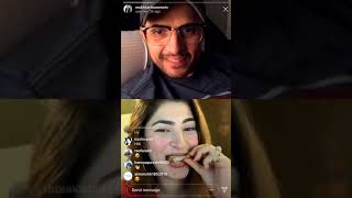 Naimal Khan (izza) and mukhtar (altamush) FULL INSTA LIVE | ANAA