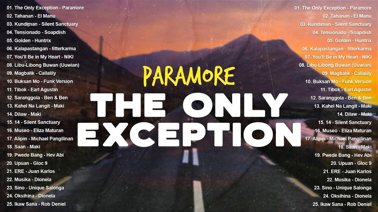 The Only Exception - Paramore🌟OPM Trending Now | Best Hits Philippines 2026 Playlist