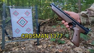 Crosman 1377, American Classic, стрельба на точность. Самый мощный пневматический пистолет