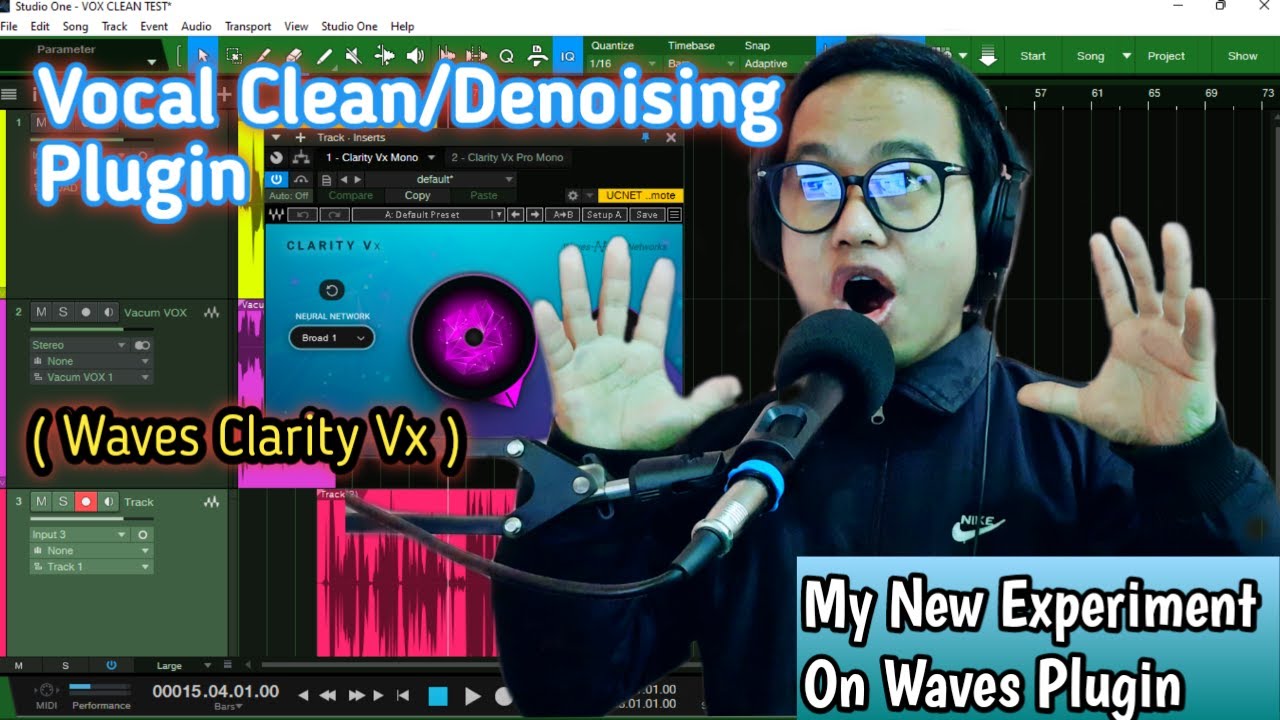 New Experiment On Waves Plugin Waves Clarity Vx Review Noise