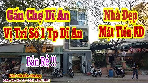 bán nhà mới mặt tiền kinh doanh giá rẻ tại Dĩ An Bình Dương (579) | duy nhất có một căn