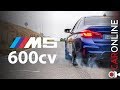 QUEIMAR PNEU com 600cv | BMW M5 2018 [Review Portugal]