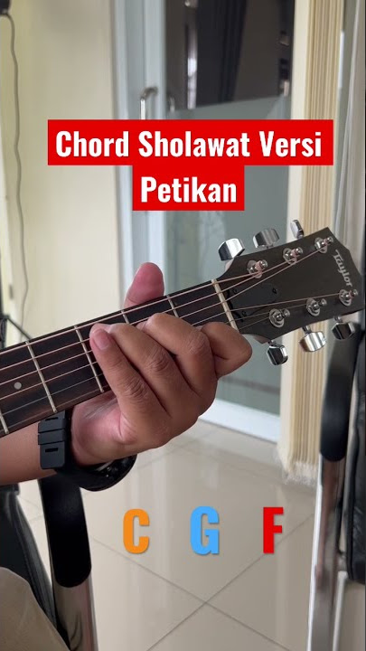 Chord petikan Al I'Tiraf #chordsholawat #chordgutarmudah
