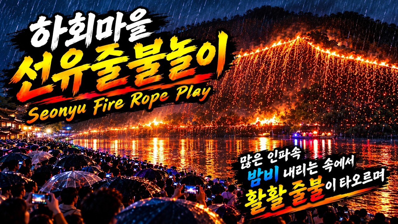 2026년 안동 하회마을 선유줄불놀이