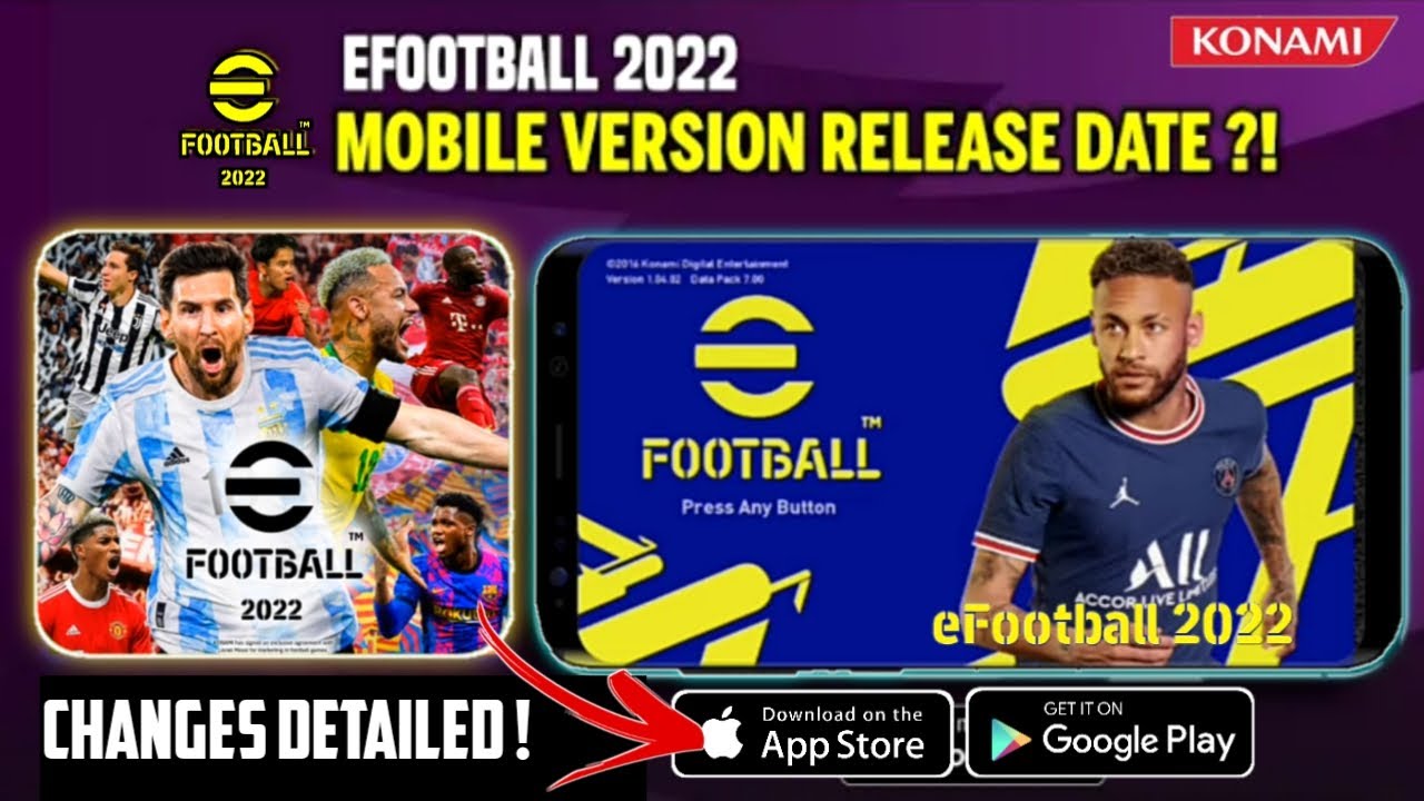 Finally eFootball 2022 Mobile Release Is Coming  || eFootball Pes 2022 Mobile Official Release Date