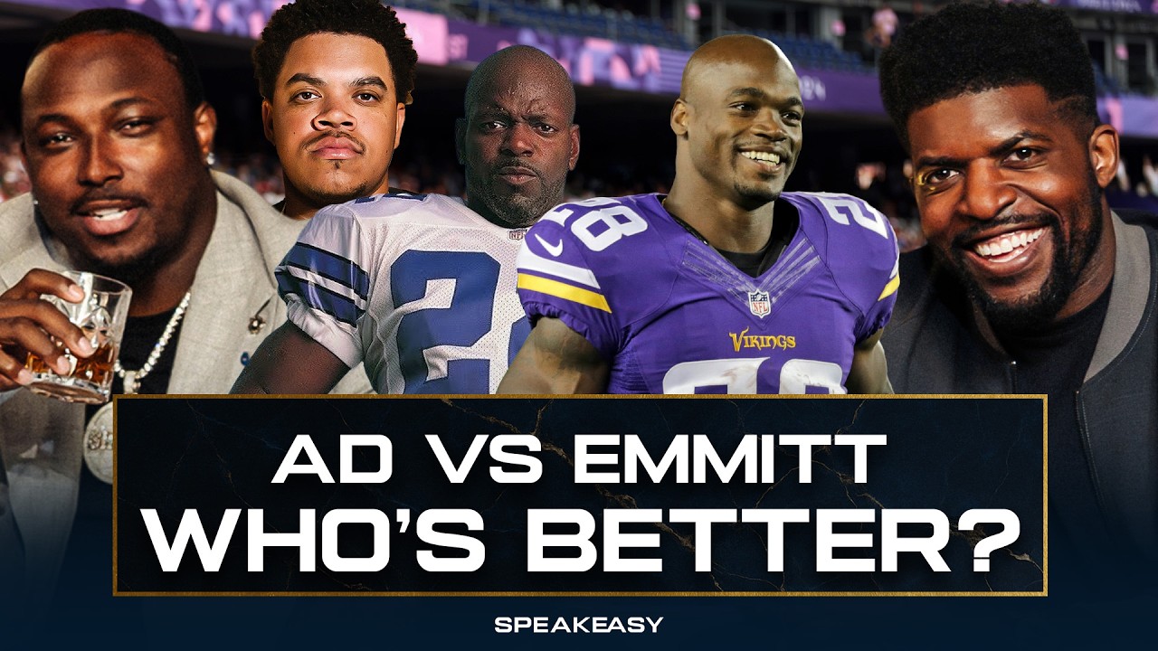 Emmitt Smith CAN’T TOUCH Adrian Peterson! | Speakeasy DEBATES