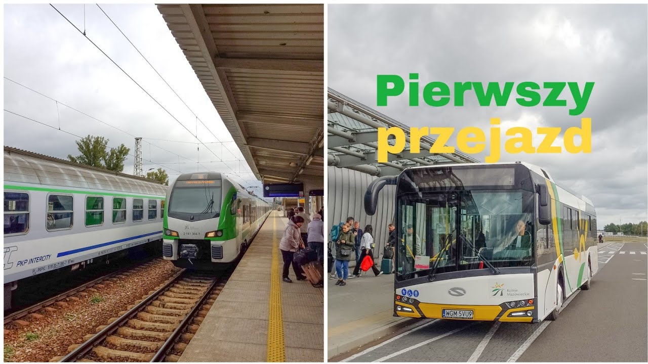 Koleje Mazowieckie - ER160/SU12 IV [🚉RL/🚍ZL➡️MODLIN/LOTNISKO MODLIN]