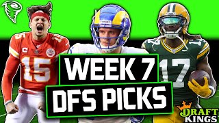DRAFTKINGS NFL PICKS WEEK 7 | NFL DFS Picks 2021 | FINAL NFL PICKS