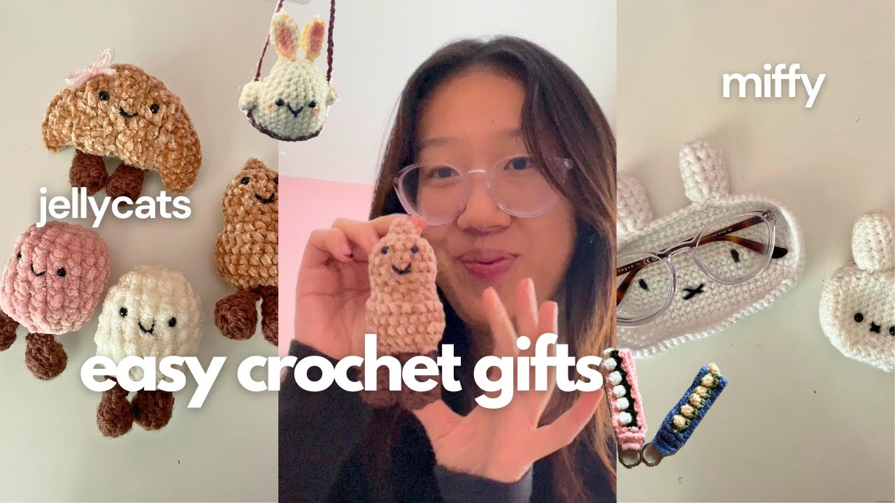 crochet vlog ˚˖𓍢ִ໋🌷͙֒ ˚.🐰⋆ easy and cute gift ideas - YouTube