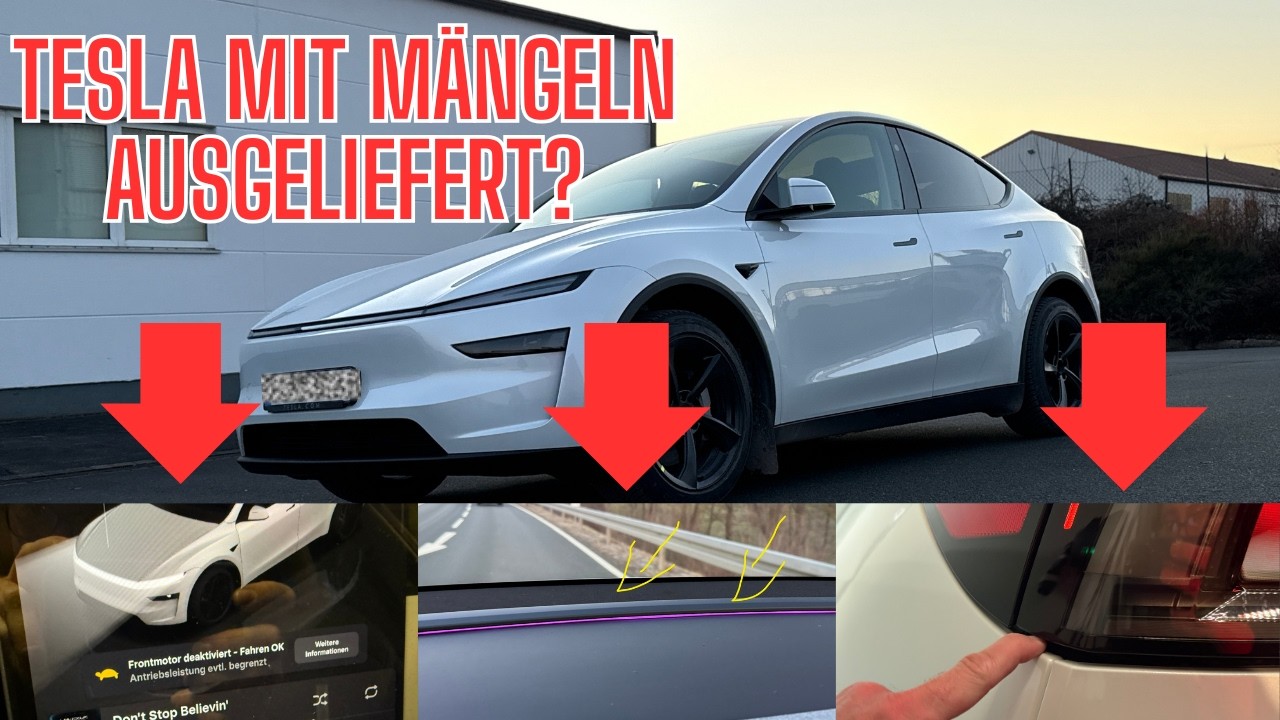 Mit diesen Mängeln wurde mein Tesla Model Y Juniper ausgeliefert