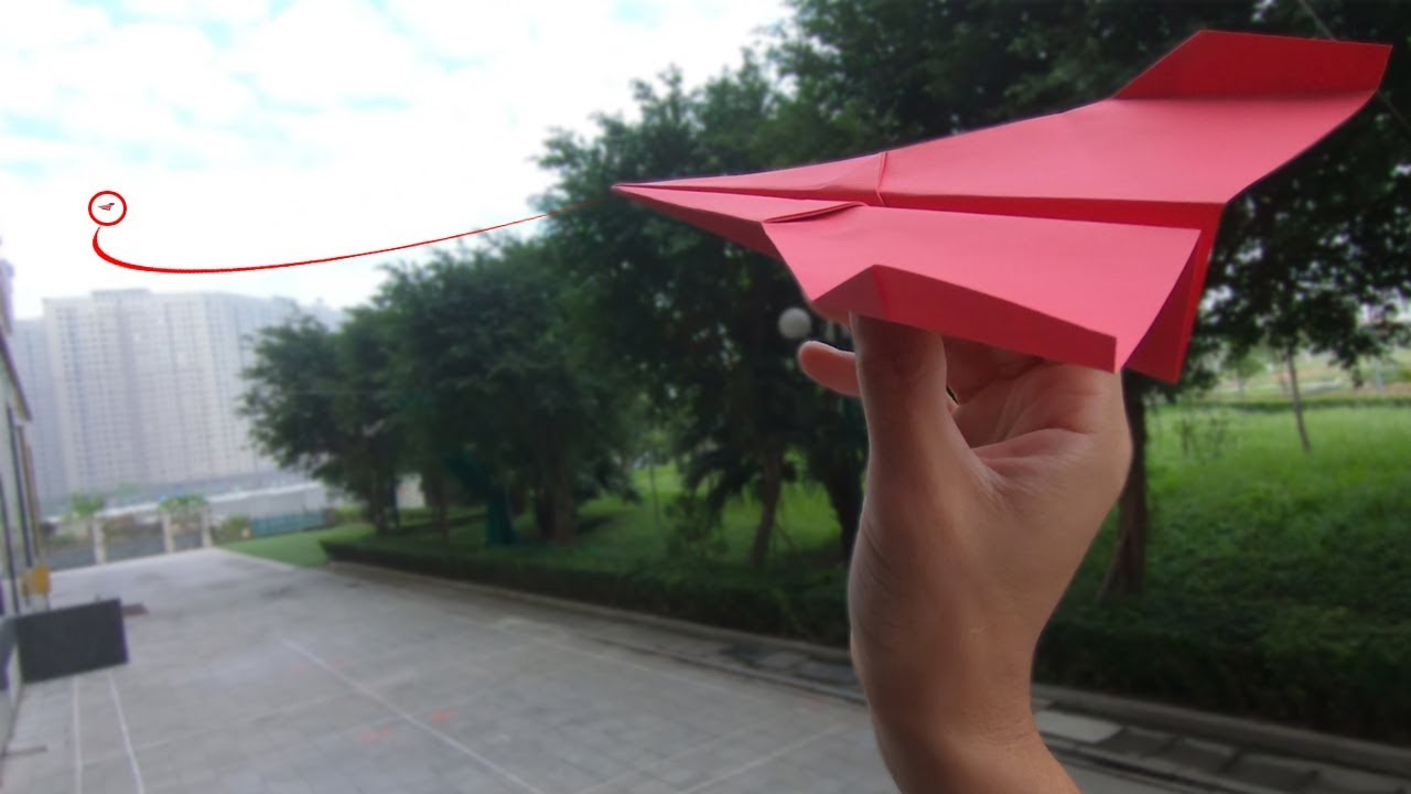 Cách gấp máy bay bay xa | how to make a paper airplane fly far ...