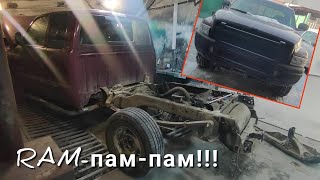 DODGE ram Восстанавливаю старый пикап, обзор-оживление. Додж рам после эксплуатации на ферме.