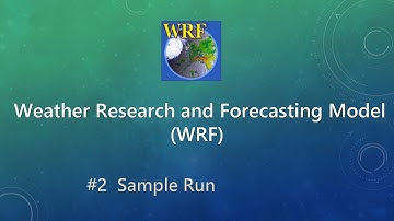 Set Up and Run WRF V4.3