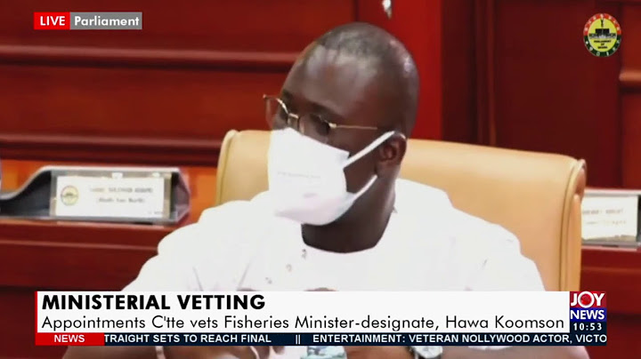 Committee vets Fisheries Minister Designate, Hawa Koomson- News Desk on JoyNews (18-2-21)