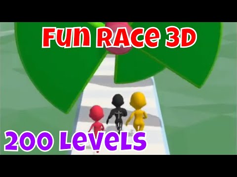 🏃🏼FUN RACE 3D🏁200 LEVELS PERFECT GAMEPLAY Walkthu🤩Easy Links👇👇👇