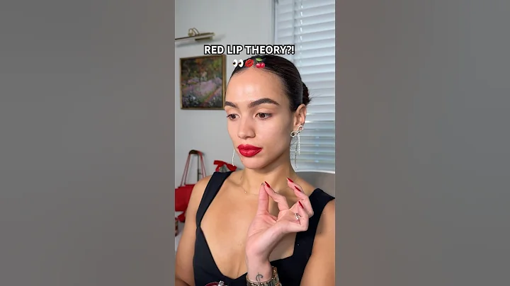 RED LIP THEORY?! 👀💋🍒 #redlipstick #makeupshorts #redliptheory