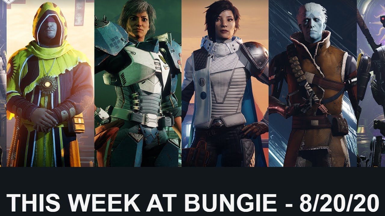 Twab This Week at Bungie (TWAB) | August 20, 2020 | Destiny 2 - YouTube
