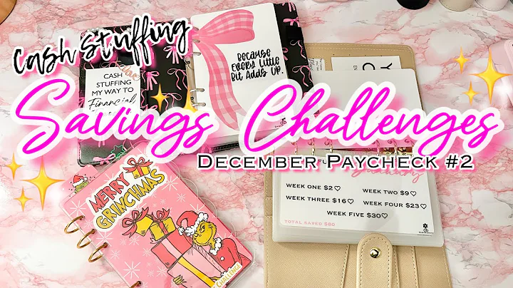 CASH STUFFING SAVINGS CHALLENGES | DECEMBER PAYCHECK #2 | #howtosavemoney  #cashcounting