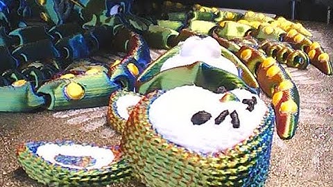 3D printing time lapse - Bambu Lab P1S - Rabbit Keychain in just 11 seconds!