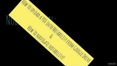 How to import PDF from Google Drive to Notability & How to use Notability Tools