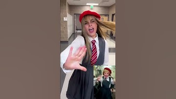 Thumbnail of Just a little bit norty! This red beret girl is my favorite! #matilda #dance #redberet #shorts
