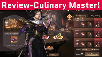 Review - Culinary Master - First Cross Server Event - Dark Nemesis Infinite Quest - #darknemesis