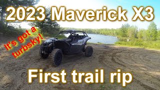 2023 Can-Am Maverick X3 DS First Trail Ride and Impressions