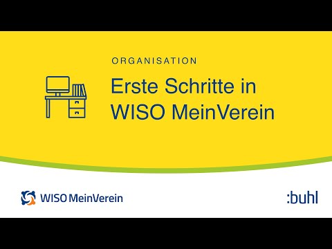 Erste Schritte in WISO MeinVerein Web