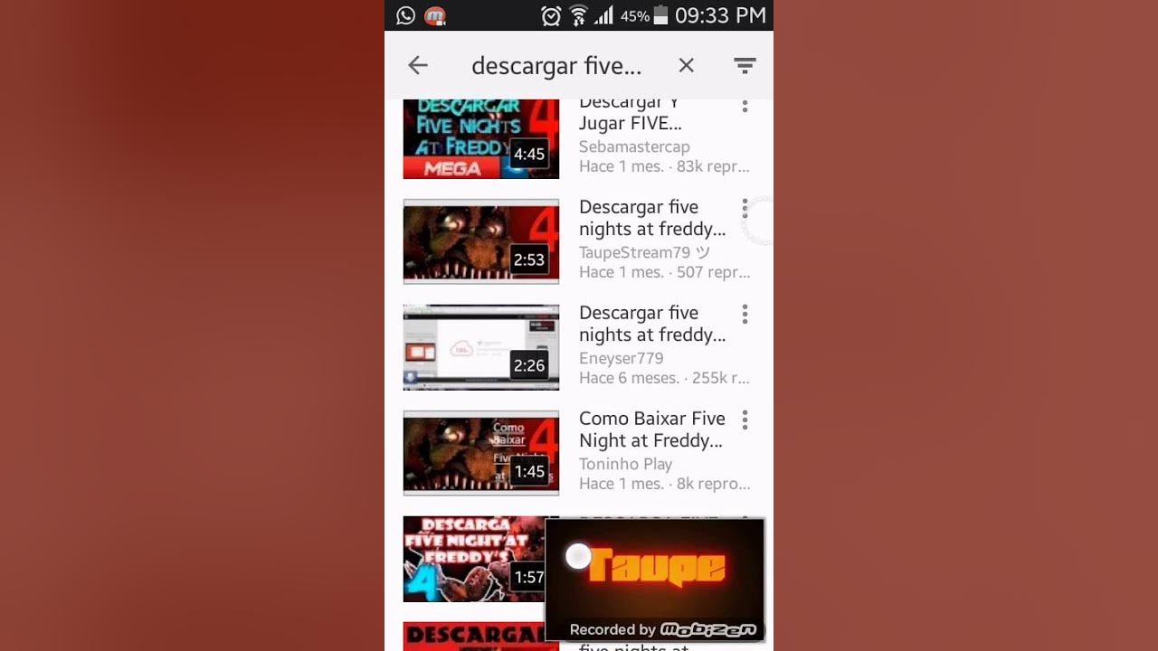 Descargar fnaf4 android apk YouTube Descargar fnaf4 android apk YouTube