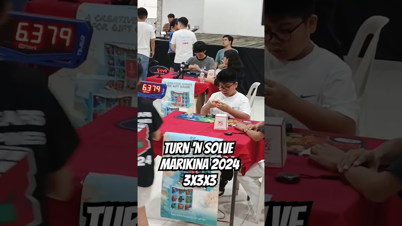 12.85s 5th 3x3x3 with 14.49s Ave