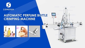 ZONESUN ZS-YG11 Automatic Perfume Sprayer Cap Crimping Capping Machine
