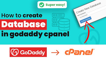 How to create database in GoDaddy cPanel 2024 | Initial Solution