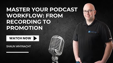 Master Your Podcast Workflow: From Recording to Promotion | Professional Podcast Production, Editing
