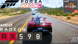 Forza Horizon 5 | RX 590 + Ryzen 5 ,3500x | Low, Medium and High Graphics Test