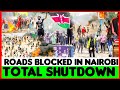 Happening Now Angry GEN Z Youths Block Roads In Nairobi CBD To Reject High Fuel Prices Maandamano 