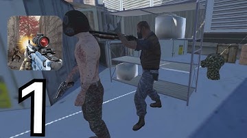 Zombie War FPS : Gameplay Walkthrough Part 1 - Tutorial,(IOS,Android)