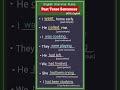 Past Tense Sentences ✅👩🏻🏫 English Grammar Rules 🤗 #goviral