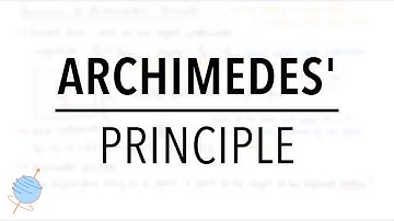 Buoyancy and Archimedes