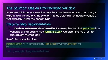 Solving Cannot resolve method 