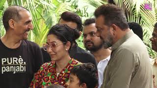 Ganesh Utsav 2018 : Sanjay Dutt Bid Adieu To Bappa With Maanyata And Kids