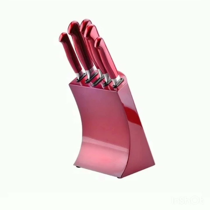 Stainless steel kitchen knife set @asmr #shorts