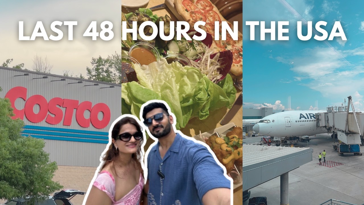 Our Last Days in Charlotte 🇺🇸 | Costco, Birkdale Village & Journey Back to India