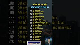 Ký hiệu các loại đất trên bản đồ quy hoạch Phần 1 Ký hiệu các loại đất trên bản đồ quy hoạch Phần 1