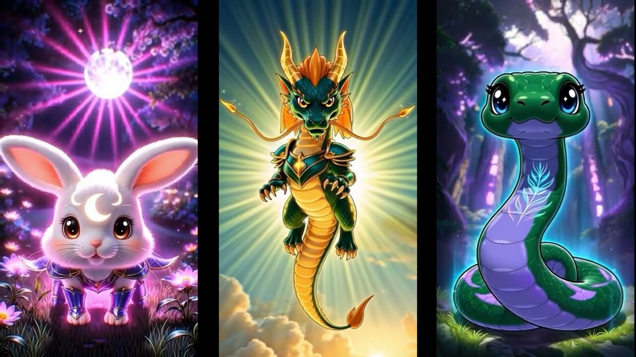 The Birth of the Zodiac Guardians | Rabbit • Dragon • Snake