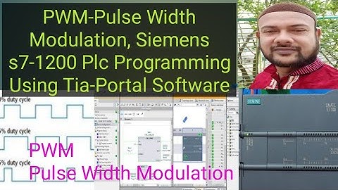 PWM-Pulse Width Modulation, Siemens s7-1200 Plc Programming Using Tia-Portal Software